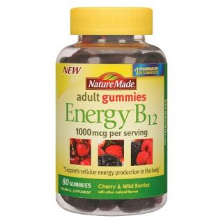 Nature Made Energy B12 Adult Gummies   80 Count
