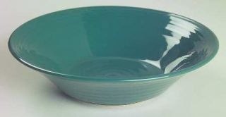 Pier 1 Festivale Teal Coupe Cereal Bowl, Fine China Dinnerware   All Teal Green,