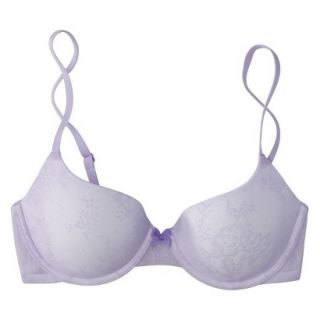 Gilligan & OMalley Womens Favorite Lace Lightly Lined Bra   Lavender 36D