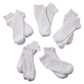 Hanes Girls Basic Ankle Socks   White S