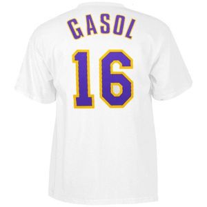 Los Angeles Lakers Pau Gasol adidas NBA Player T Shirt