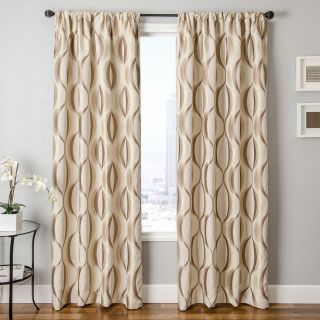 Dover Rod Pocket Curtain Panel, Ivory