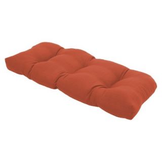 Threshold Outdoor Tufted Settee Cushion   Coral