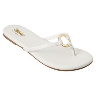 Womens Mossimo Louisa Flip Flop   White 11