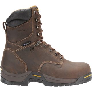 Carolina 8 Inch Waterproof Insulated Safety Toe EH Work Boot   Gaucho, Size 9,