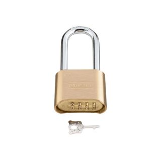 Master Lock Set Your Own Solid Brass Padlock with 2 1/4 Inch Shackle   Model