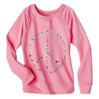 Girls Graphic Sweatshirt   Daring Pink M