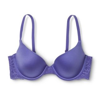 Self Expressions By Maidenform Womens Lace Wing Demi Bra 5648   Blue 34D