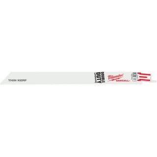 Milwaukee Thin Kerf Metal Cutting Sawzall Blades   50 Pack, 9 Inch Length, 14