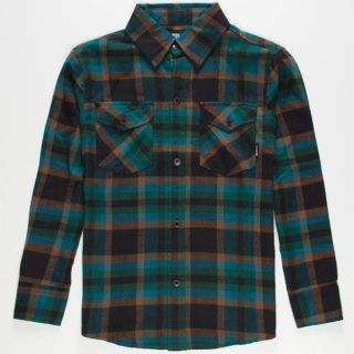 Rolling Stone Boys Flannel Shirt Teal Blue In Sizes X Large, Large, Medi
