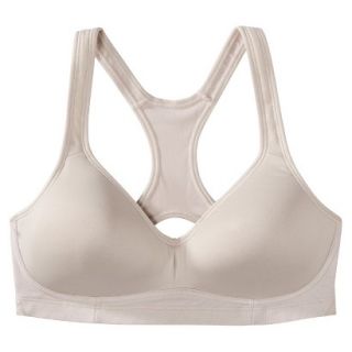 C9 by Champion Womens Medium Support Molded Cup Bra W/Mesh   Taupe XXL