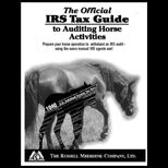 IRS Tax Guide to Auditing Horse Activities