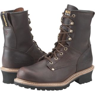 Carolina Logger Boot   8 Inch, Size 10 1/2 Wide, Brown, Model 821