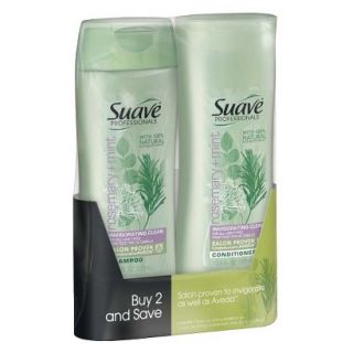 Suave Shampoo/Conditioner Rosemary Mint Twin Pack 25.2oz