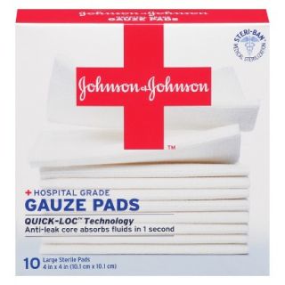 Johnson & Johnson RED CROSS Brand Hospital Grade Gauze Pads