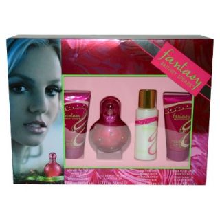 Womens Fantasy By Britney Spears 4 Piece Gift Set