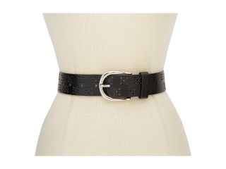 Betsey Johnson Perforated Pant Belt Womens Belts (Black)