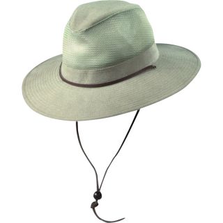 Cotton Vented Outback Hat   Khaki, Large, Model 864M
