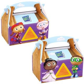 Super Why Empty Favor Boxes