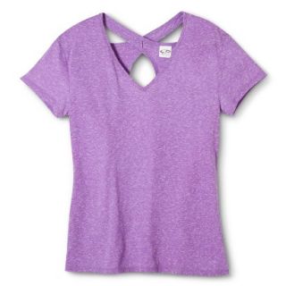 C9 by Champion Womens Open Back Yoga Layering Top   Lilac XS