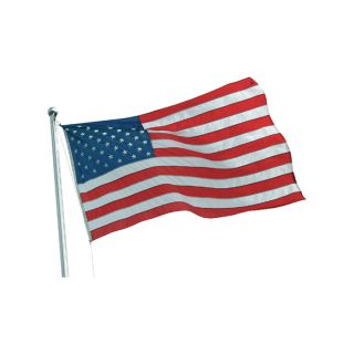 Vestil United States Flag   6ft.W x 4ft.H, Nylon, Model AFL 25