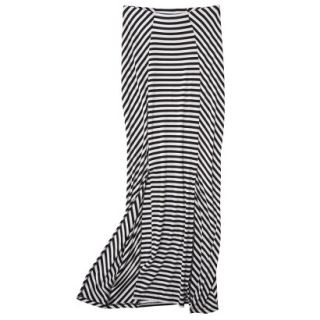 Mossimo Womens Maxi Skirt   Black/White Stripe XL