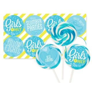 Girls Only Party Large Lollipop Kit
