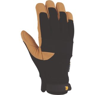 Carhartt Flex Tough Work Gloves   Black/Barley, XL, Model A532