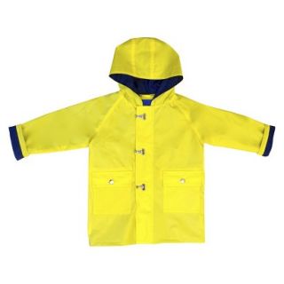 Raindrops Infant Toddler Boys Raincoat   Yellow 3T