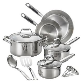 T fal 14pc Stainless Steel Cook Set