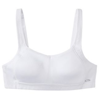 C9 by Champion Womens High Support Bra with Convertible Straps   True White 34C