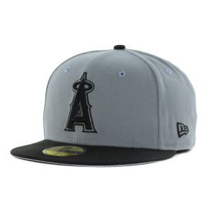 Los Angeles Angels of Anaheim New Era MLB FC Gray Black 59FIFTY Cap