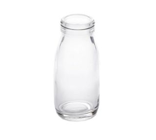 American Metalcraft 6 oz Glass Milk Bottle   Clear