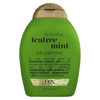 OGX Hydrating Tea Tree Mint Moisturizing Shampoo   13 oz