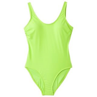 Xhilaration Juniors 1 Piece Swimsuit  Key Lime XL
