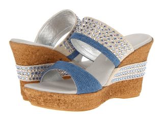 Onex Addison Womens Wedge Shoes (Blue)