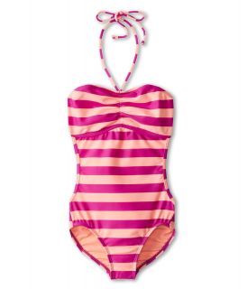 Roxy Kids Roxy Escape Drawstring Monokini Girls Swimsuits One Piece (Pink)