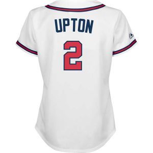 Atlanta Braves B.J. Upton Majestic MLB Womens Replica Player Jersey