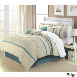 Chic Home Vermont 8 piece Comforter Set Off White Size King