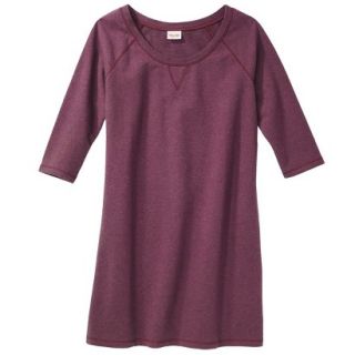 Mossimo Supply Co. Juniors Sweatshirt Dress   Burgundy Heather XS