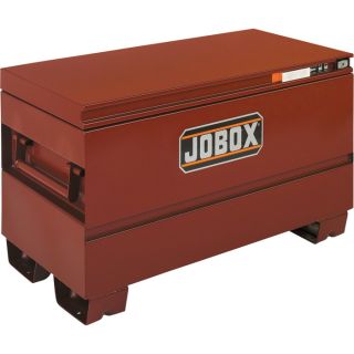 Jobox 42 Inch Heavy Duty Steel Chest   Site Vault Security System, 13.8 Cu. Ft.,