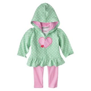 Just One YouMade by Carters Newborn Girls 3 Piece Cardigan Set   Pink 24 M