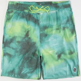 Blur Mens Volley Boardshorts Green In Sizes Large, Small, Medium, X Larg
