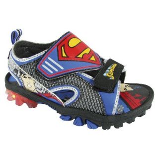 Toddler Boys Superman Hiking Sandals   Blue 7