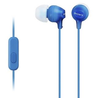 Sony Fashionable Headset for Smartphones   Blue (MDREX15AP/BLU)