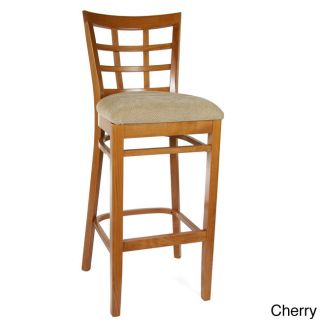 Lattice Beech Wood Barstool