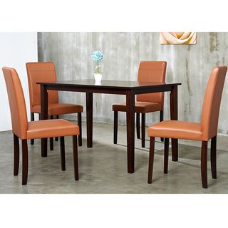 Warehouse Of Tiffany Warehouse Of Tiffany 5 piece Toffee Dining Furniture Set Brown Size 5 Piece Sets