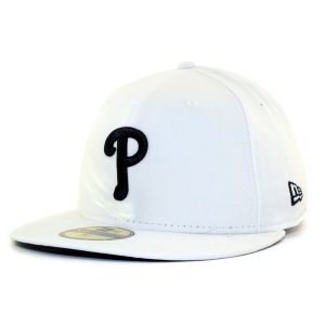 Philadelphia Phillies New Era MLB White And Black 59FIFTY Cap