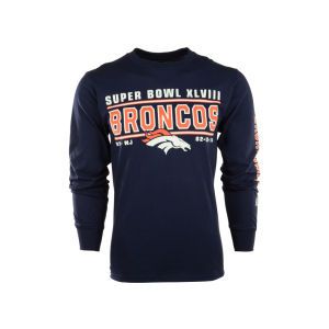 Denver Broncos VF Licensed Sports Group NFL Super Bowl XLVIII Dual Threat Long Sleeve T Shirt