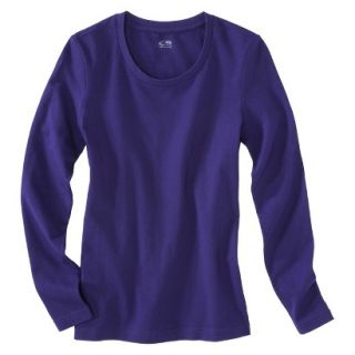 C9 by Champion Womens Long Sleeve Power Workout Tee   Grape Squeeze M
